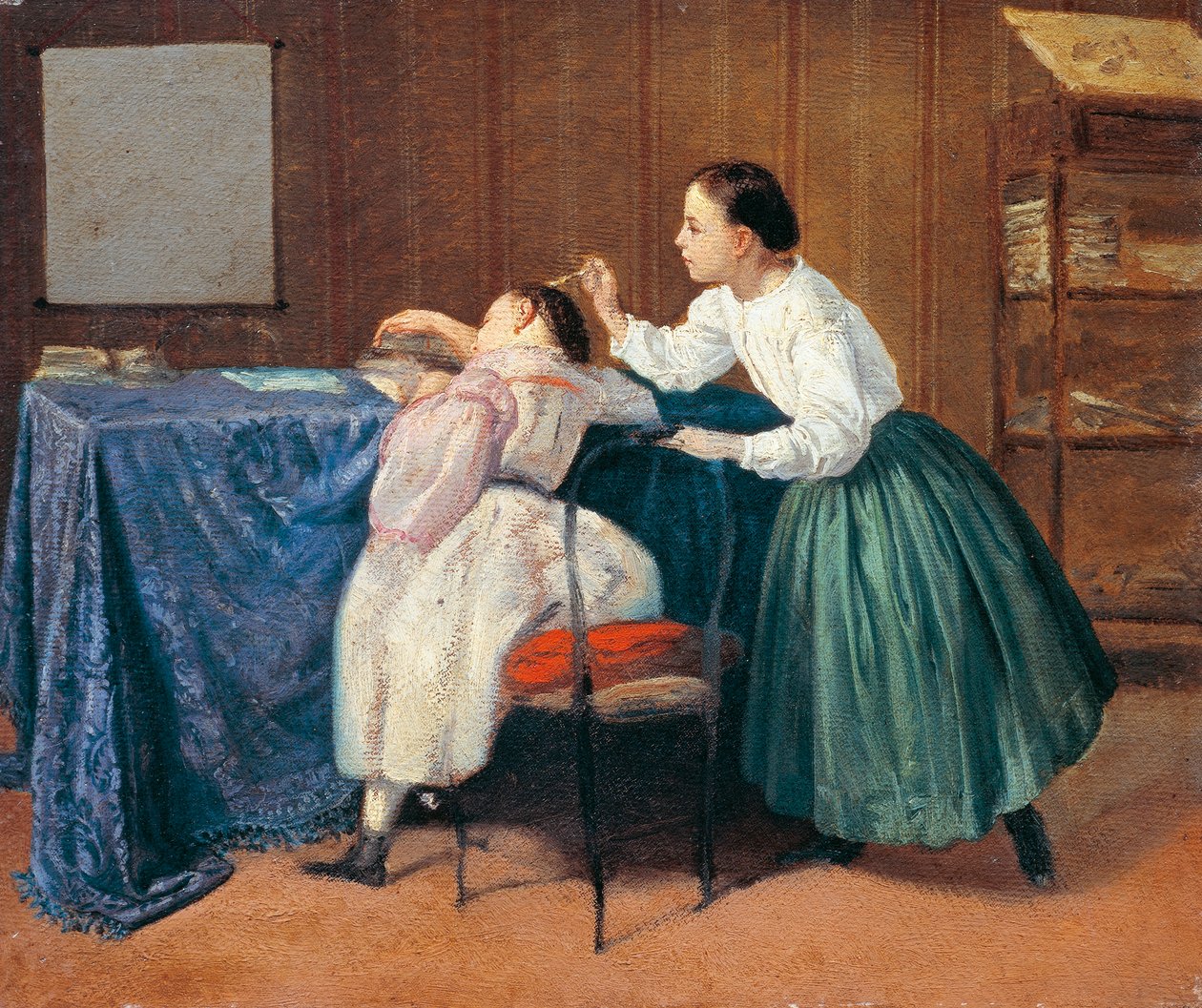Le chatouillement - Adriano Cecioni