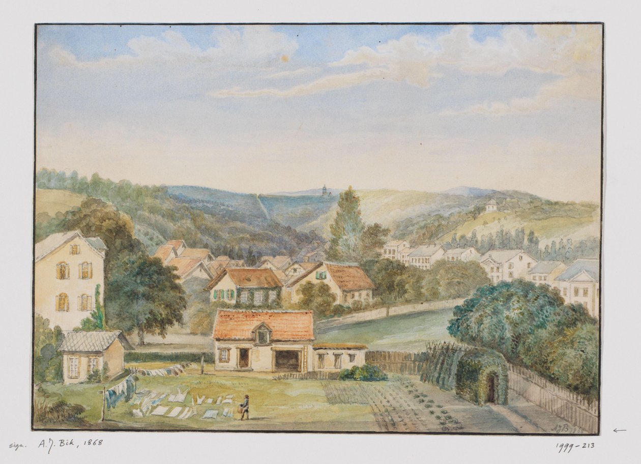 Vue de Soden-am-Taunus, Allemagne - Adrianus Johannes Bik