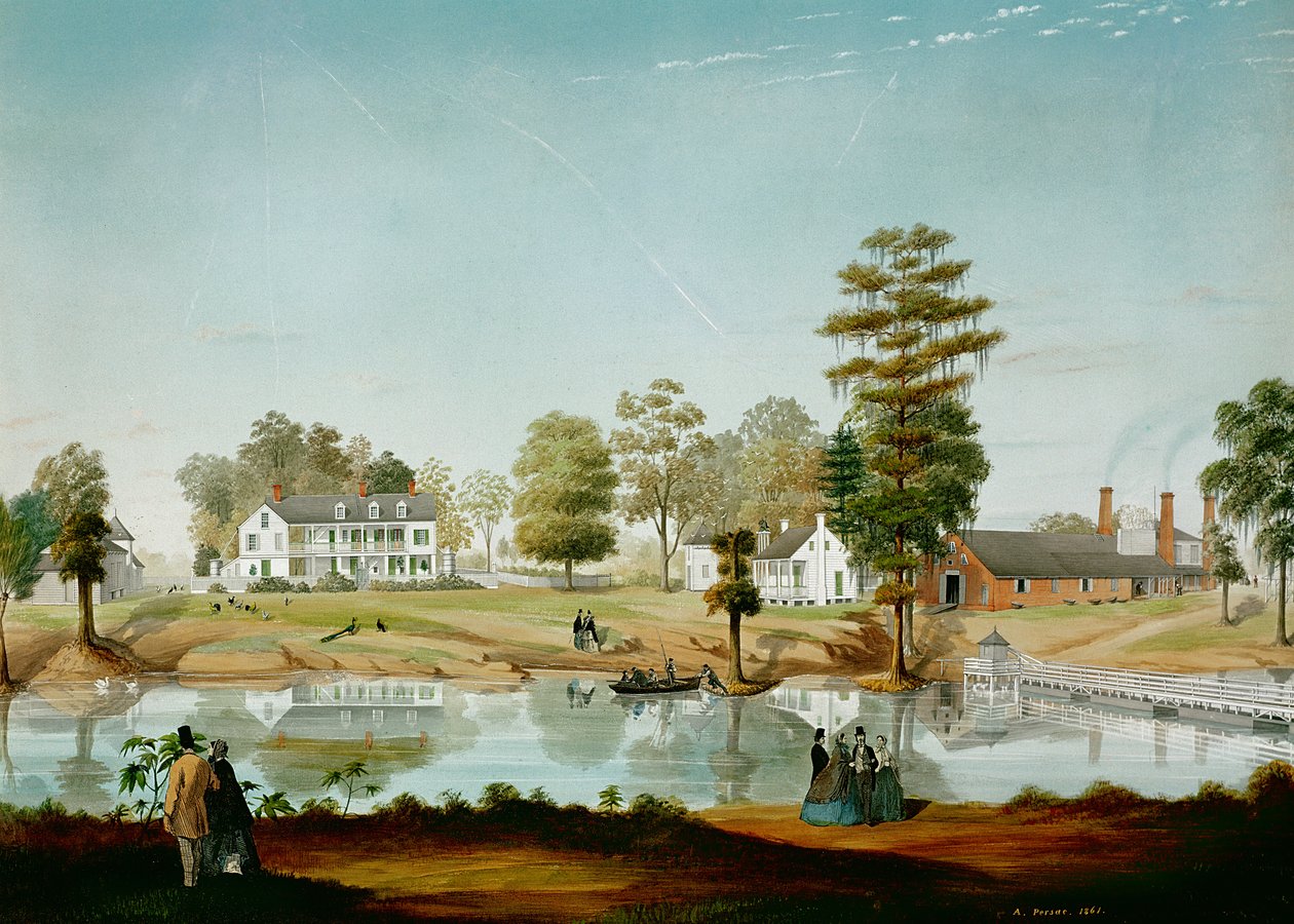 La Plantation Olivier, 1861 - Adrien Persac