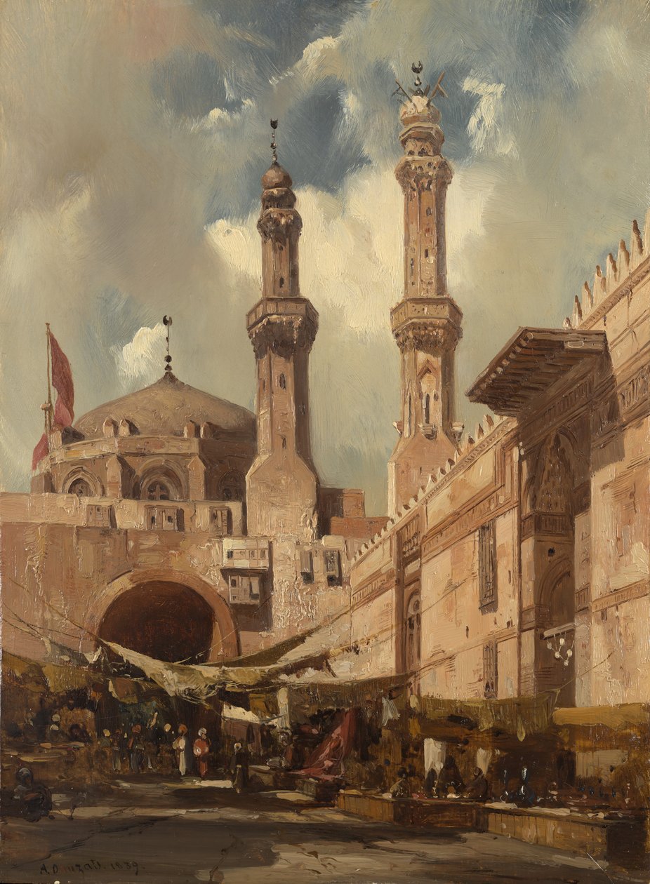 Un bazar au Caire, 1839 - Adrien Dauzats