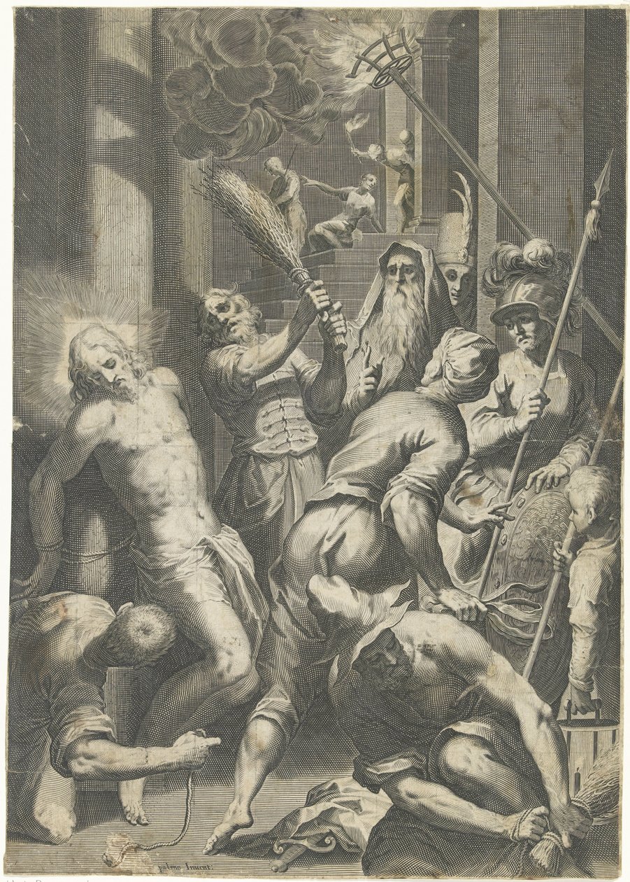 Flagellation du Christ - Egidius  Sadeler (II)