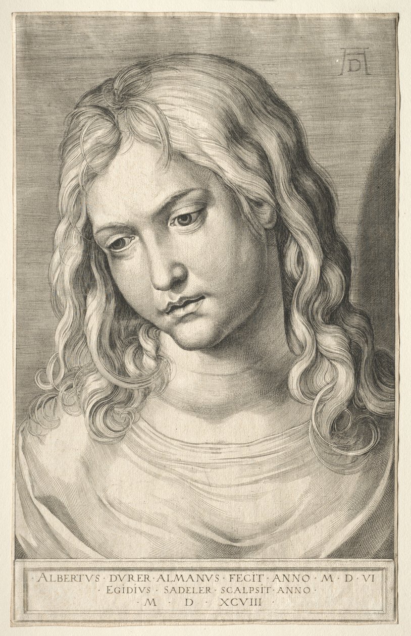 Tête de femme - Aegidius Sadeler