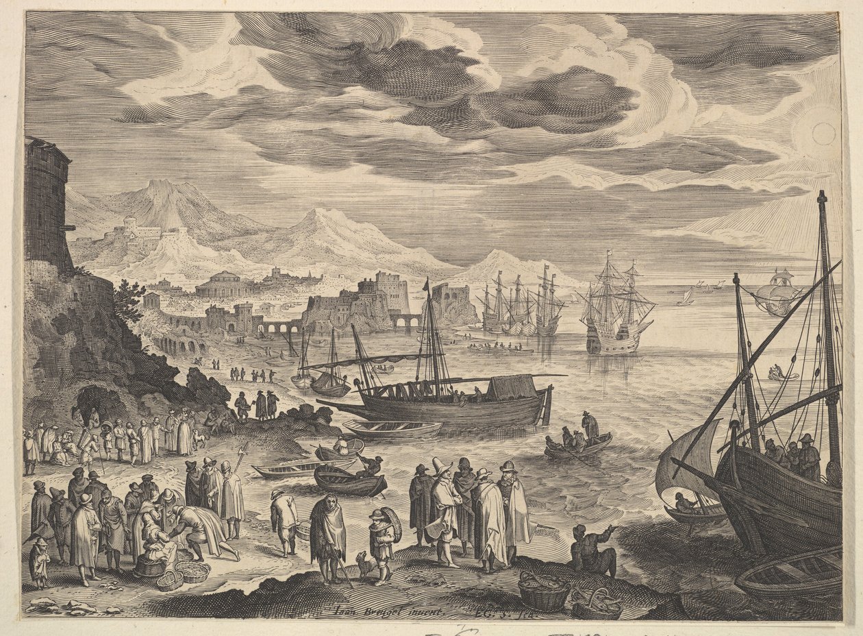 Scène de port - Aegidius Sadeler II