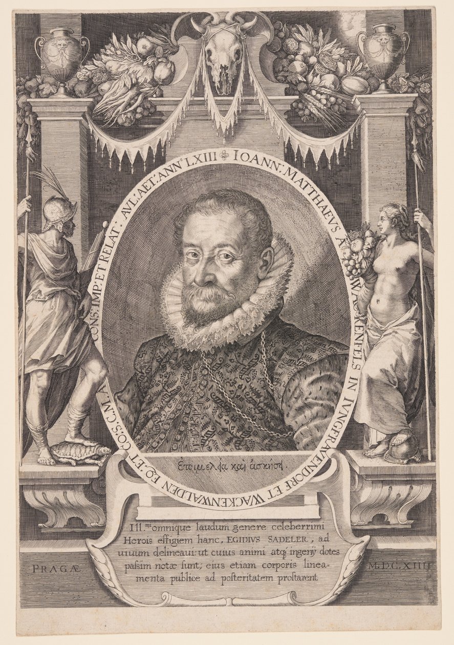 Johannes Matthaeus Wacker von Wackenfels, diplomate - Aegidius Sadeler II