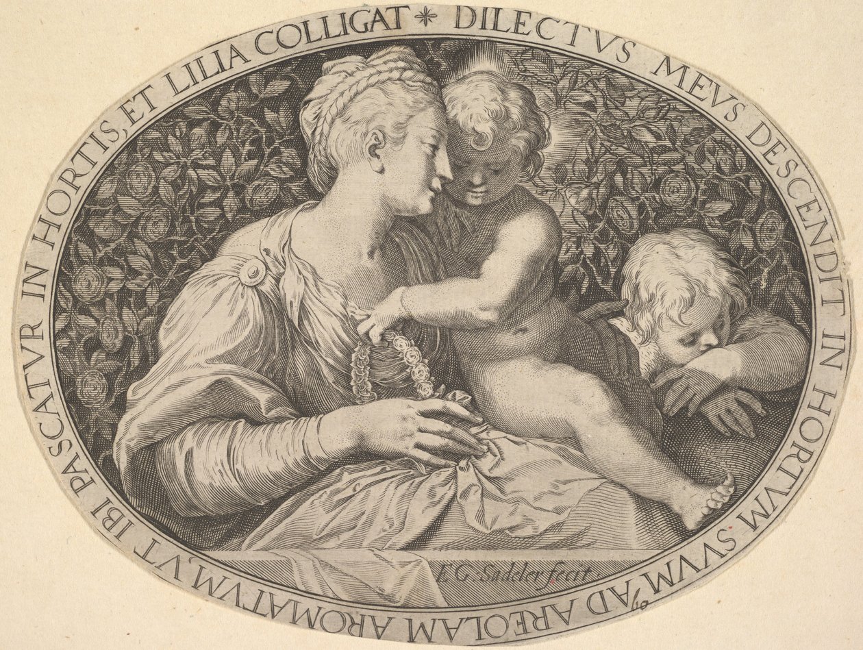 Madone et Enfant - Aegidius Sadeler II