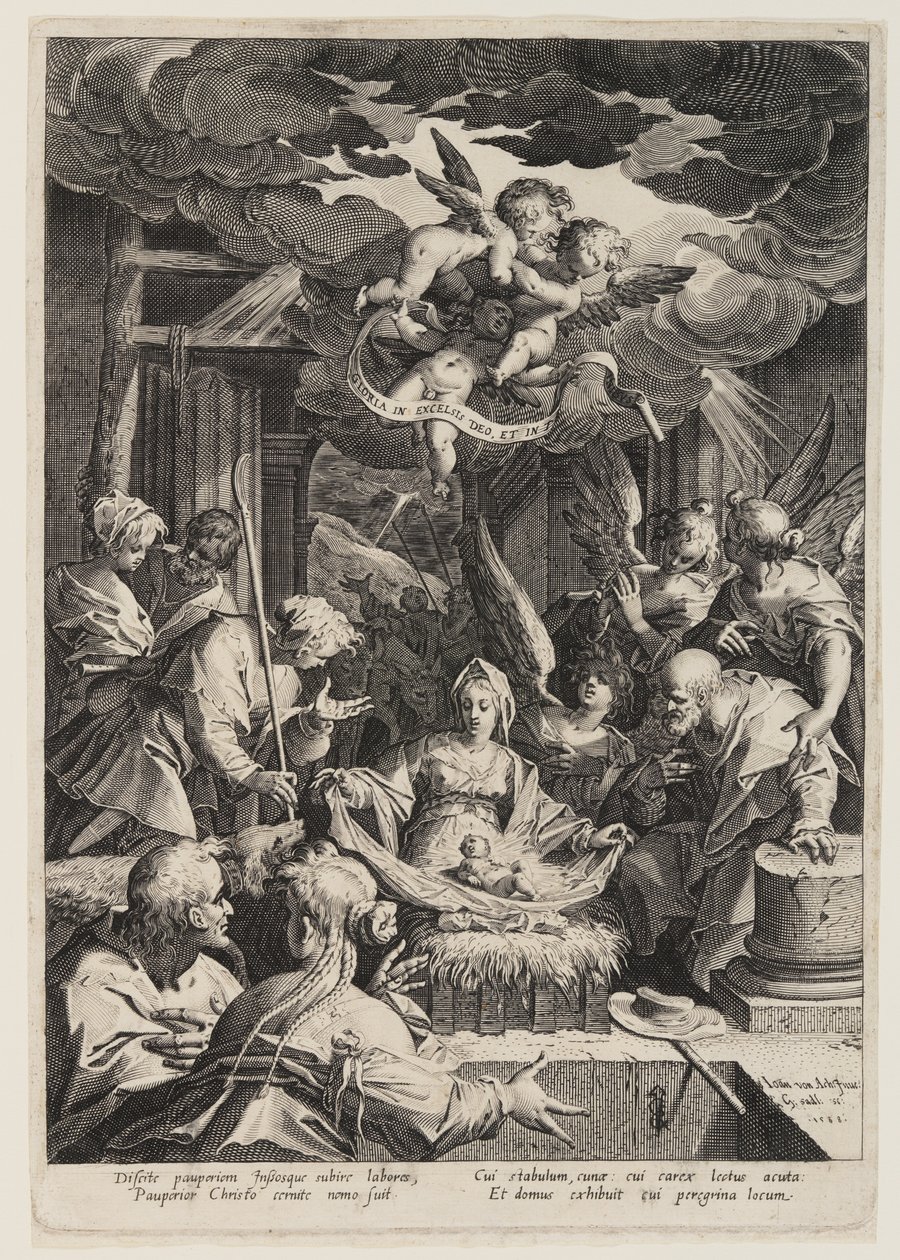 La Nativité - Aegidius Sadeler II