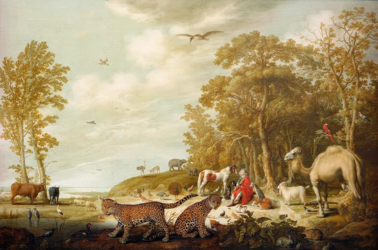 Orphée avec des animaux dans un paysage - Aelbert Cuyp