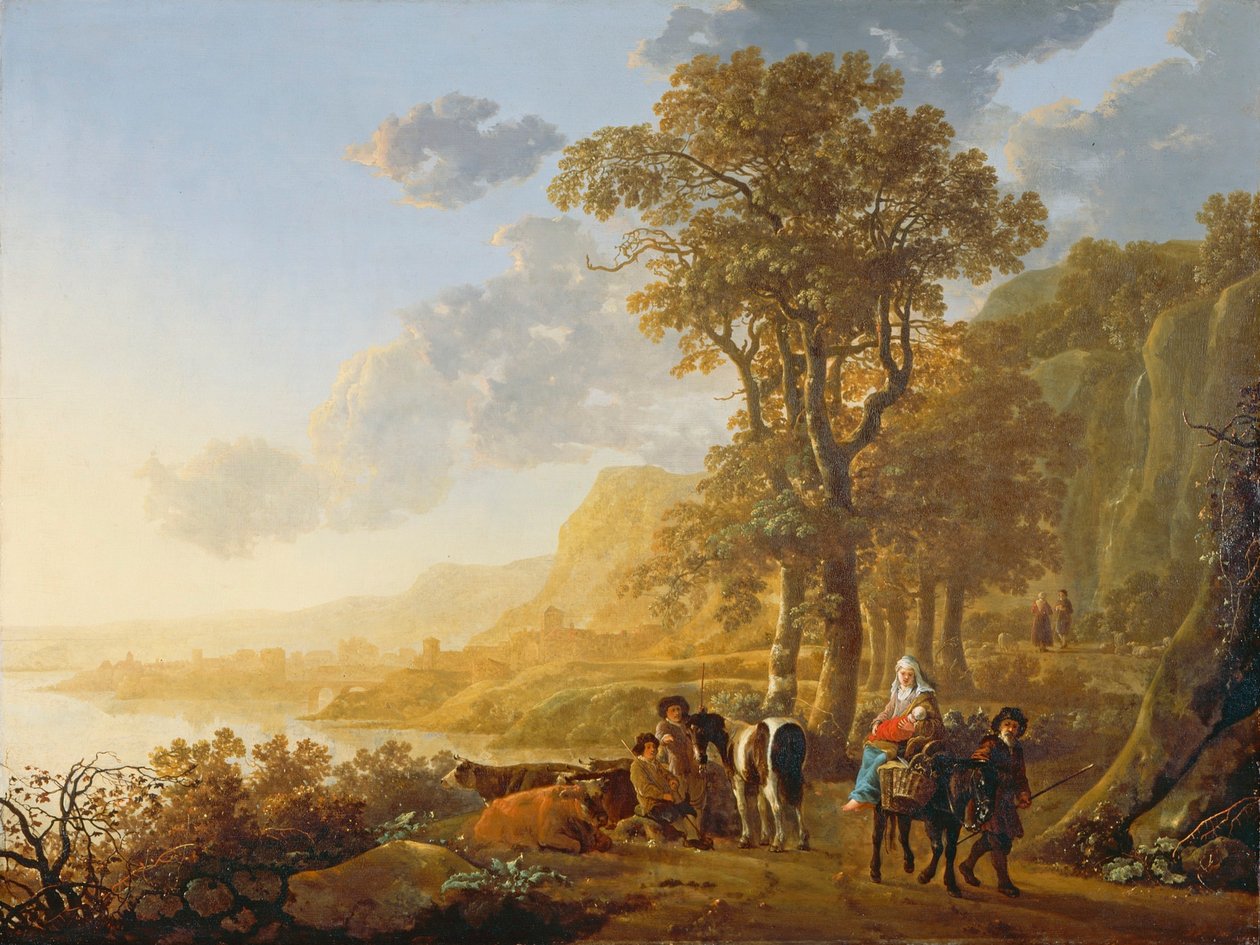 La fuite en Égypte - Aelbert Cuyp