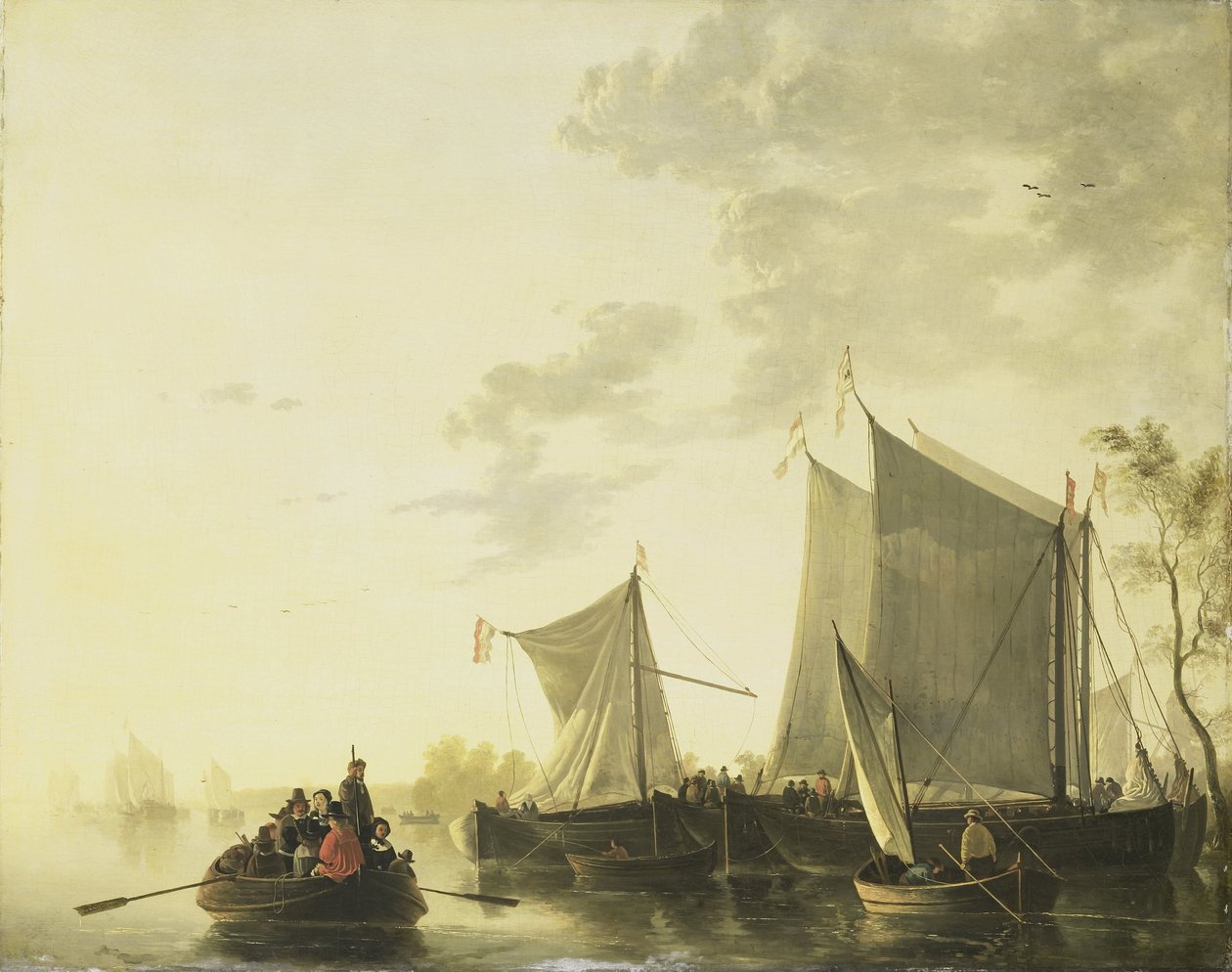 Vue de rivière - Aelbert Cuyp (copy after)