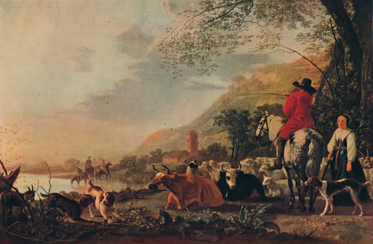 Paysage vallonné avec figures, vers 1655 - Aelbert Cuyp