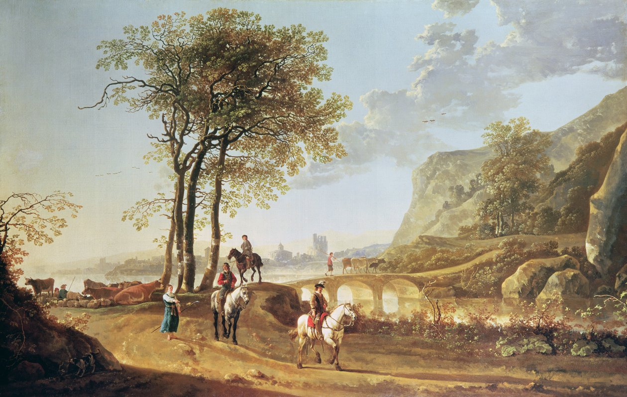 Paysage fluvial étendu - Aelbert Cuyp
