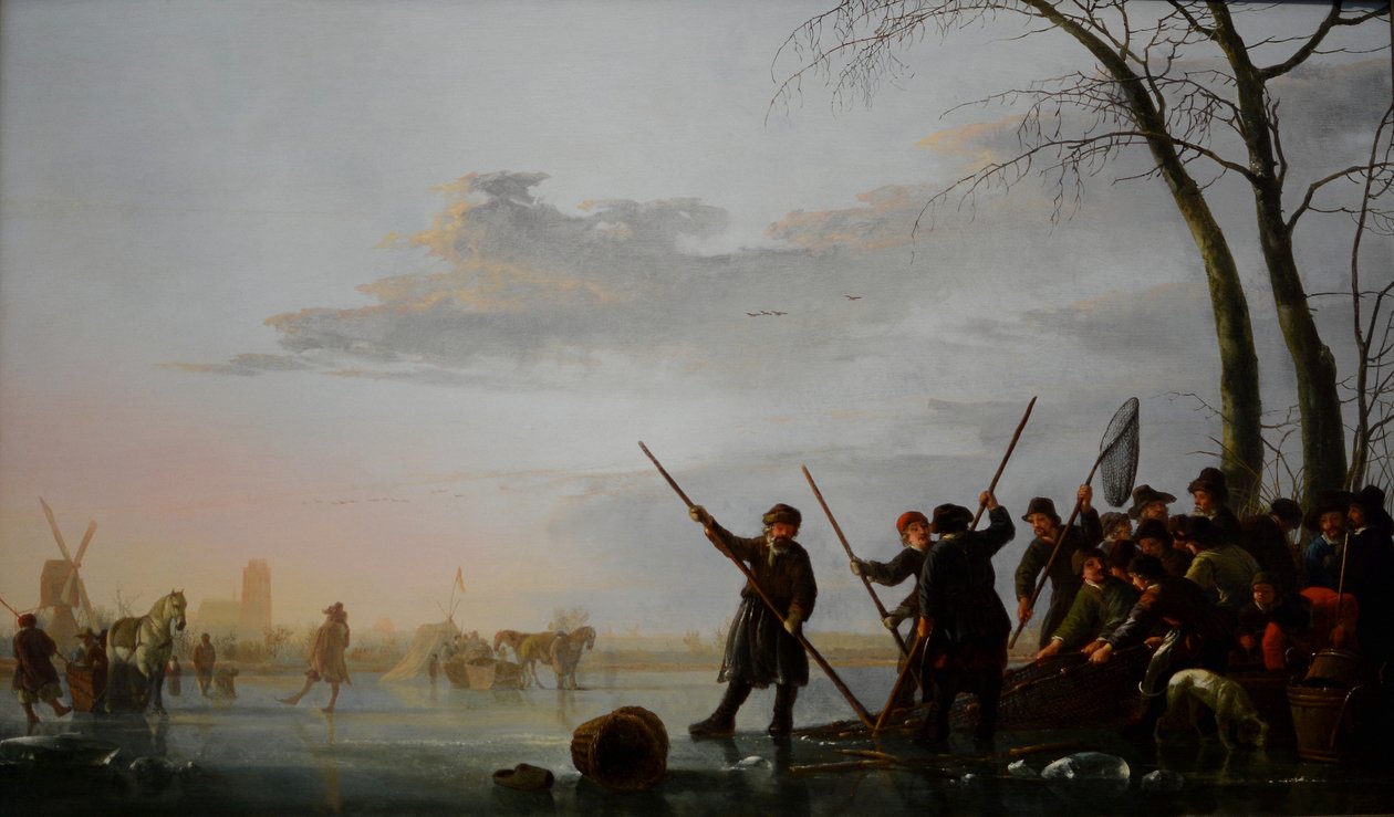 Pêche sous la glace - Aelbert Cuyp