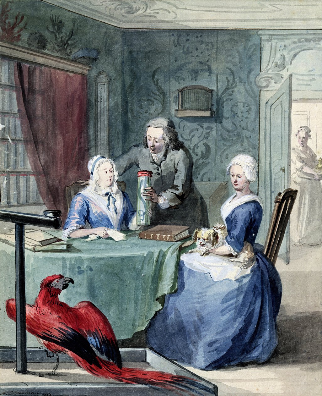 Le Naturaliste - Aert Schouman
