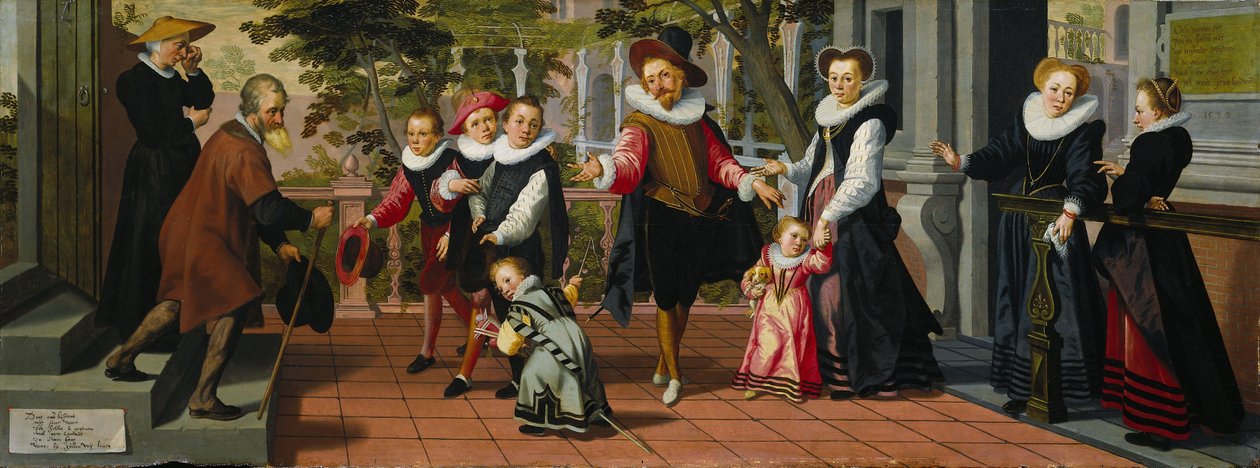 Enfants riches, parents pauvres, 1599 - Aert Pietersz.