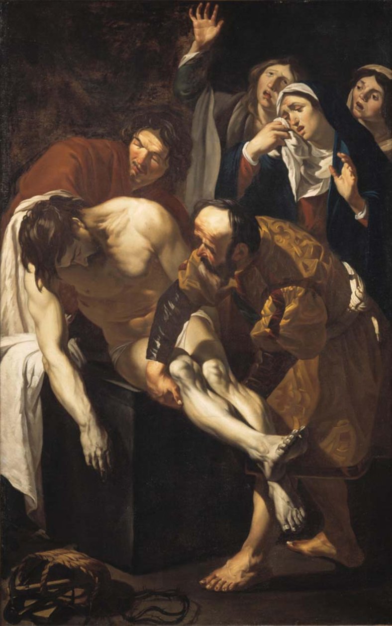 Descente de croix ou lamentation - After Dirck van Baburen