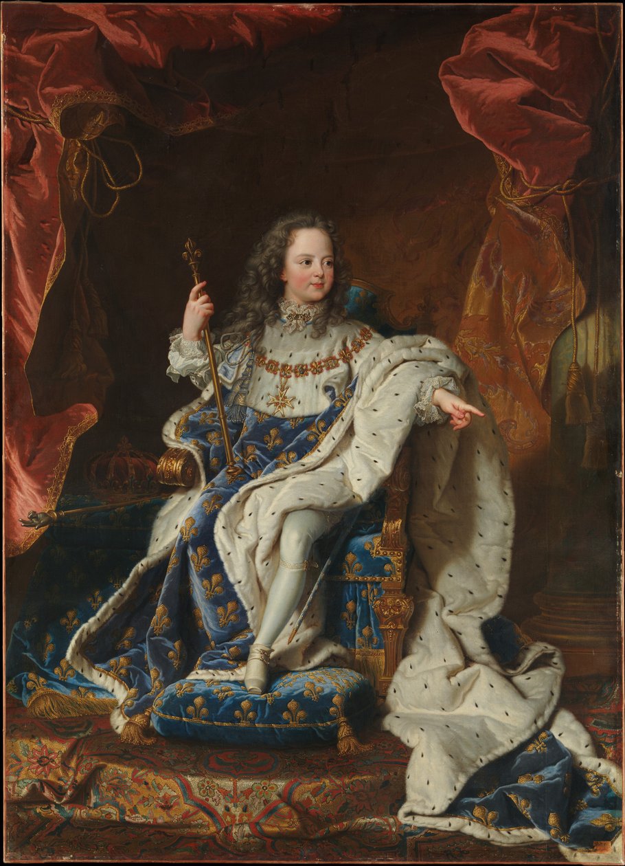 Louis XV de France, enfant - After Hyacinthe Rigaud