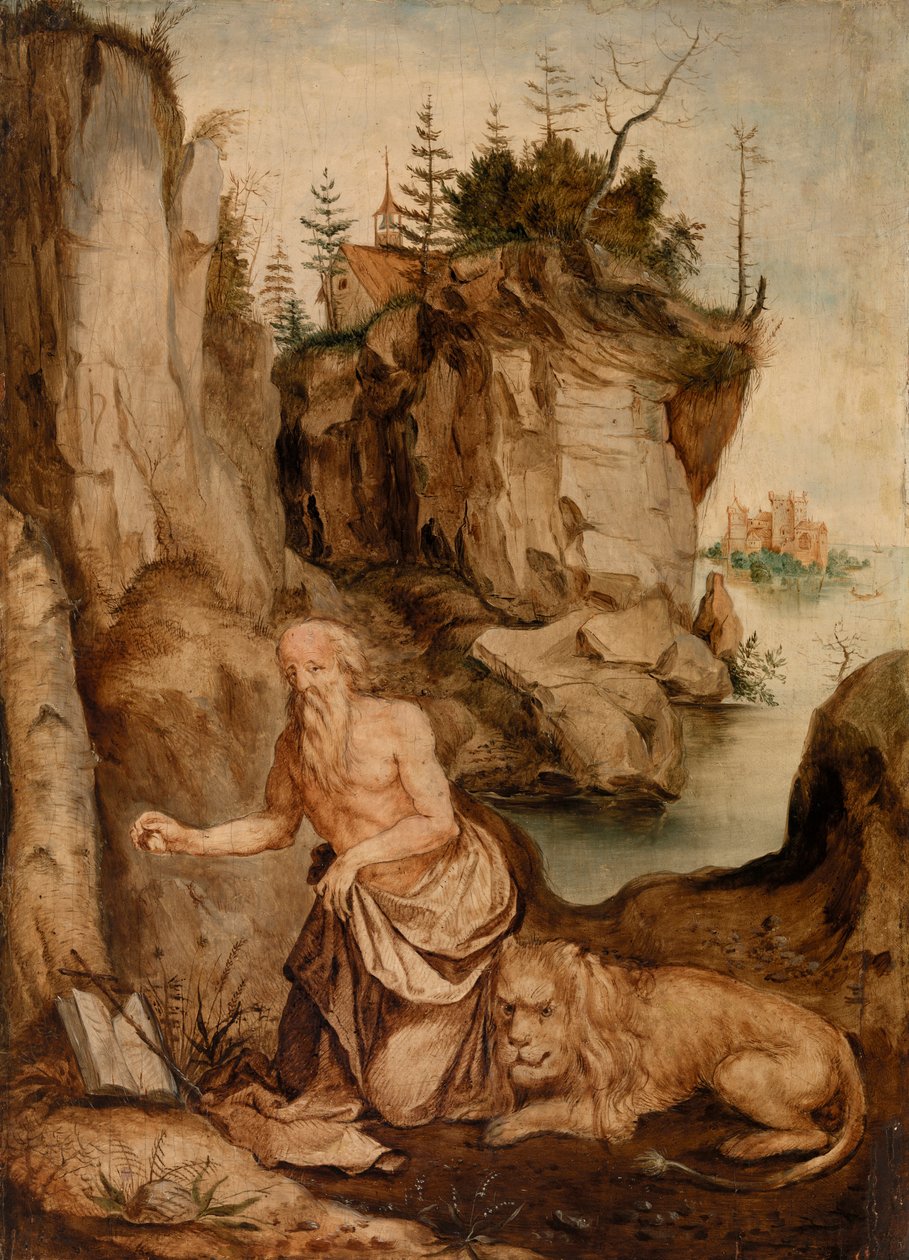 Saint Jérôme et le lion - After Albrecht Dürer