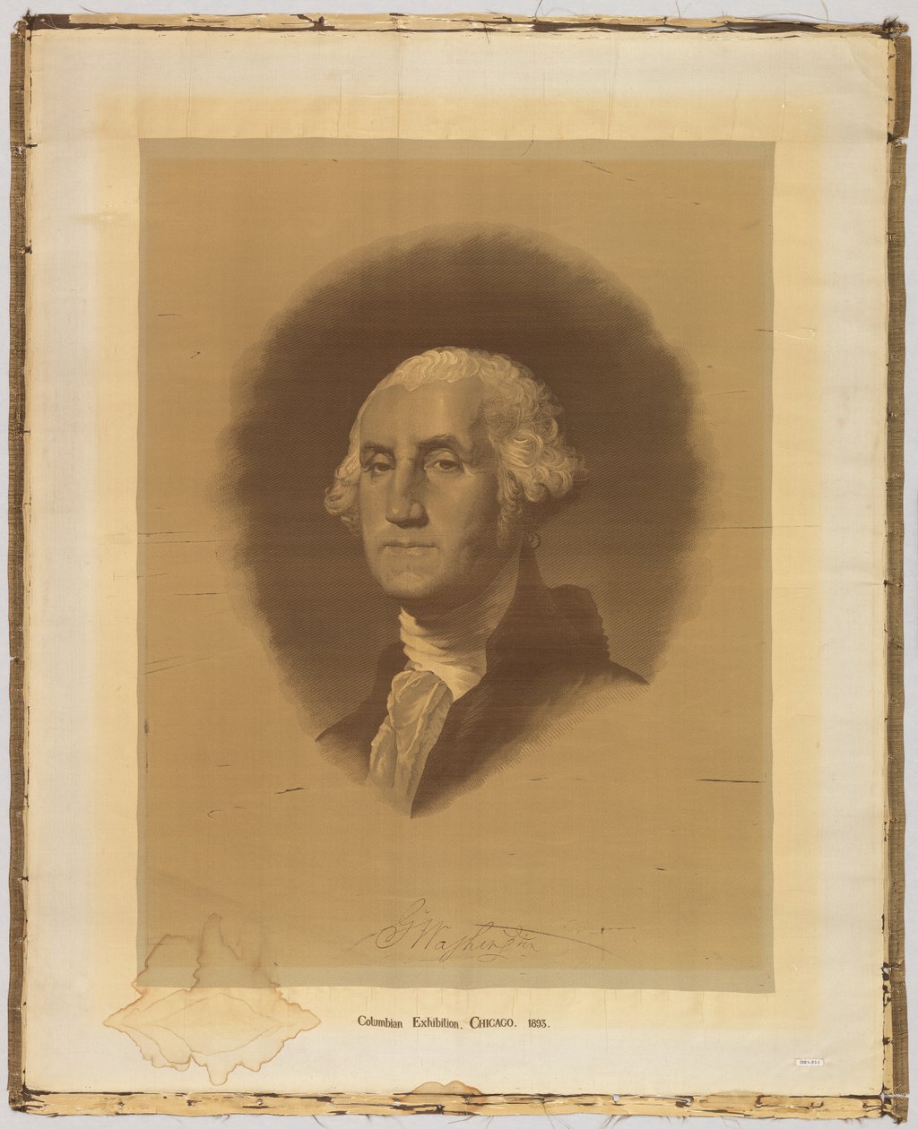 Portrait tissé - After Gilbert Stuart