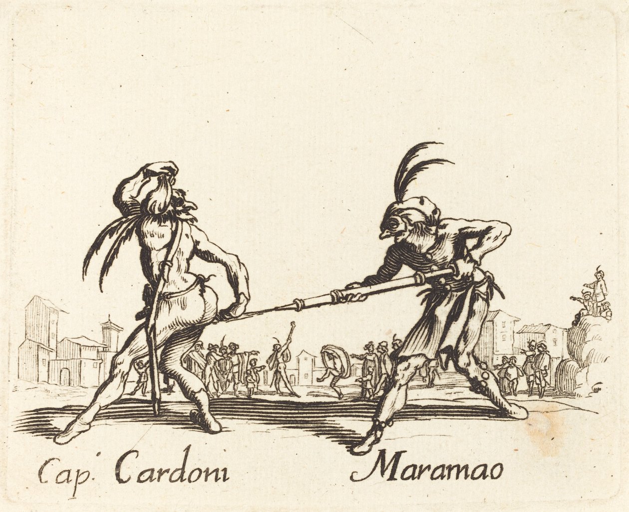 Cap. Cardoni et Maramao - After Jacques Callot