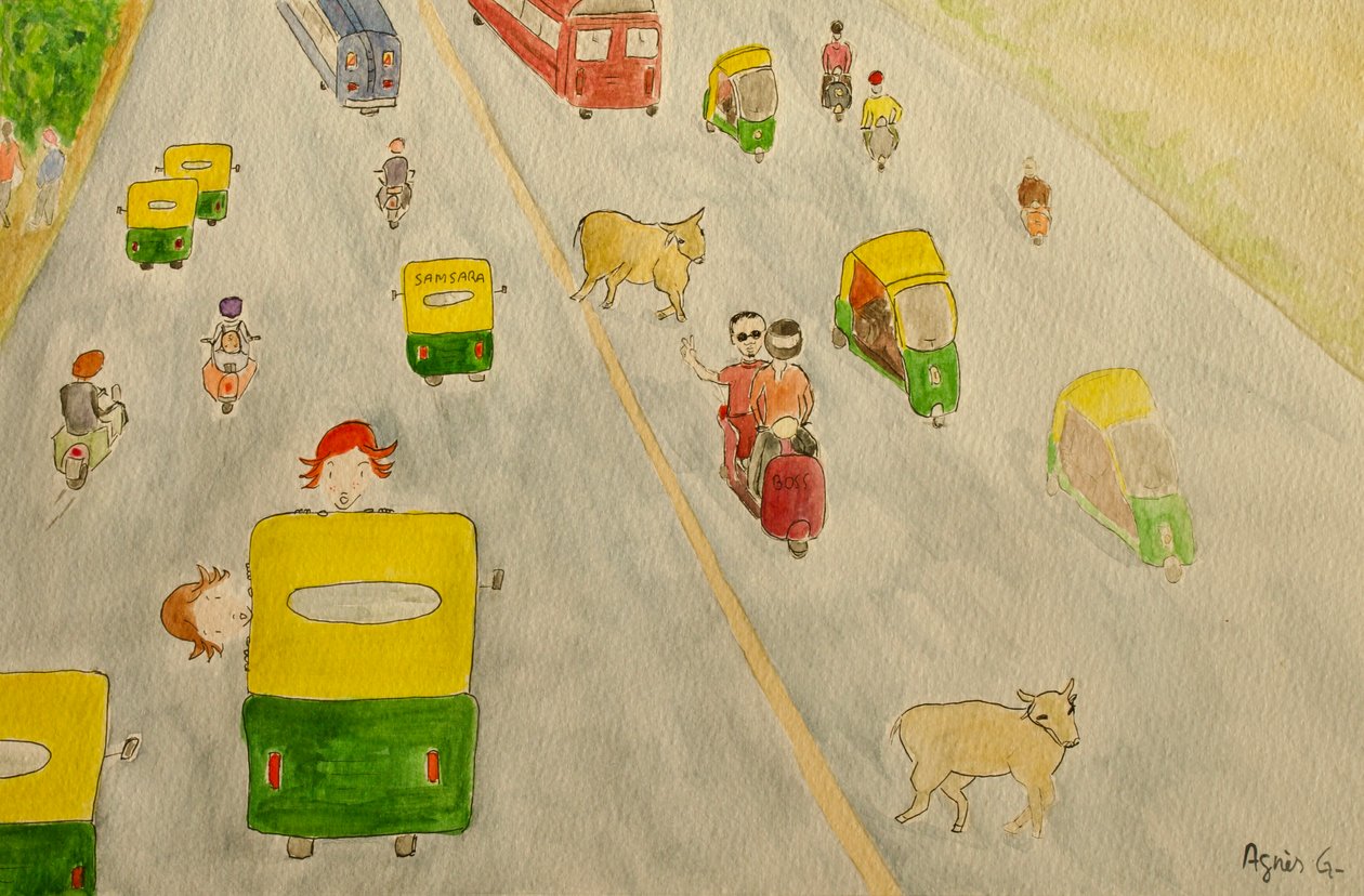 Le Voyage, Delhi, 2015 - Agnes Girardon