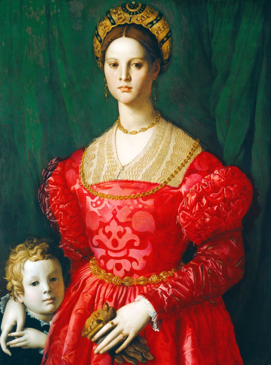 Une jeune femme et son petit garçon - Agnolo Bronzino