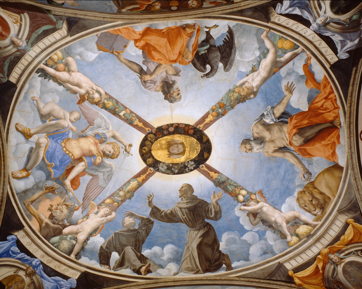 Plafond de la chapelle d