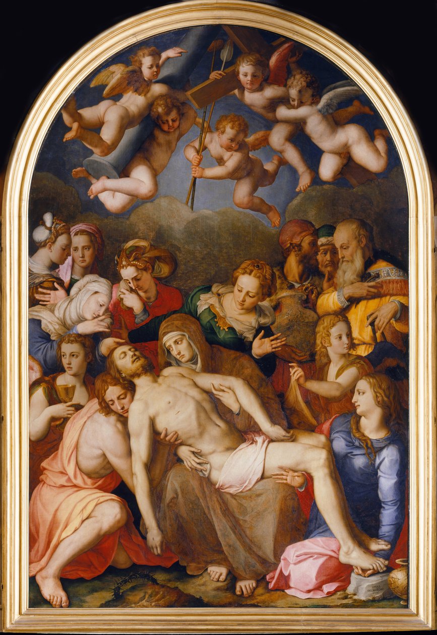 La Descente de Croix, 1553 - Agnolo Bronzino