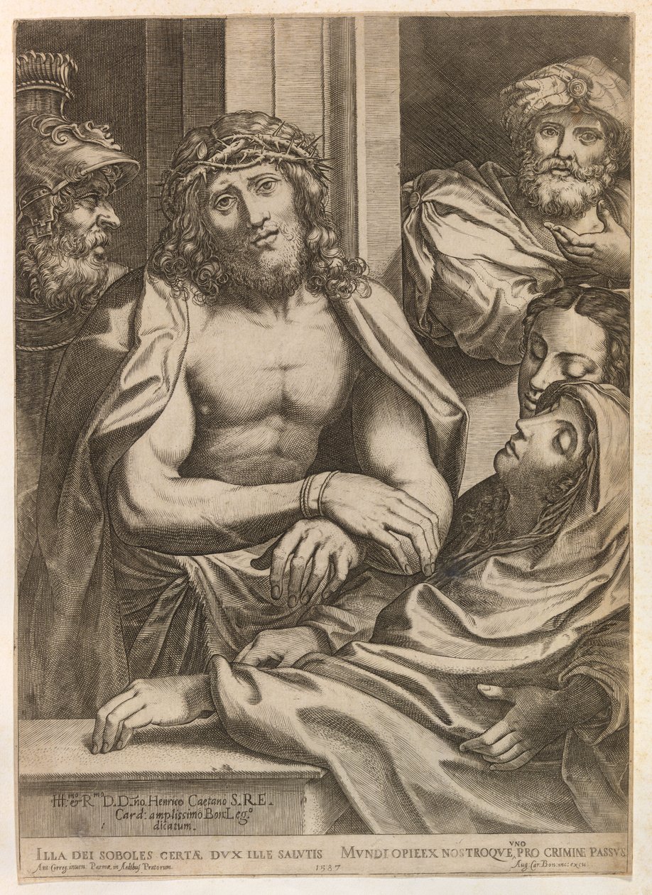 Ecce Homo - Agostino Carracci