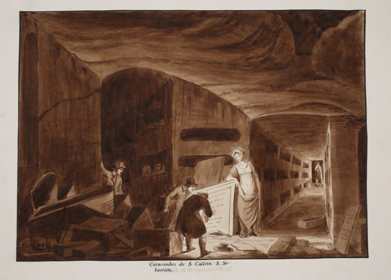 Les Catacombes de Saint-Calixte, 1833 - Agostino Tofanelli