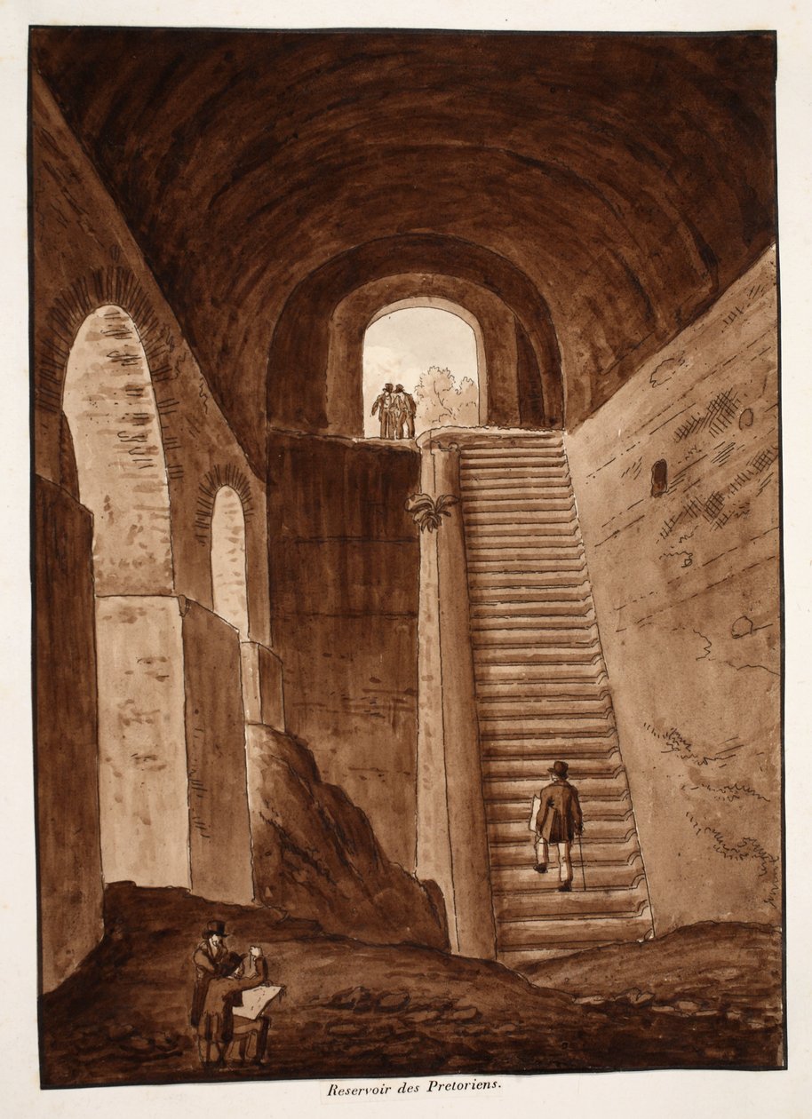 Le réservoir prétorien, 1833 - Agostino Tofanelli