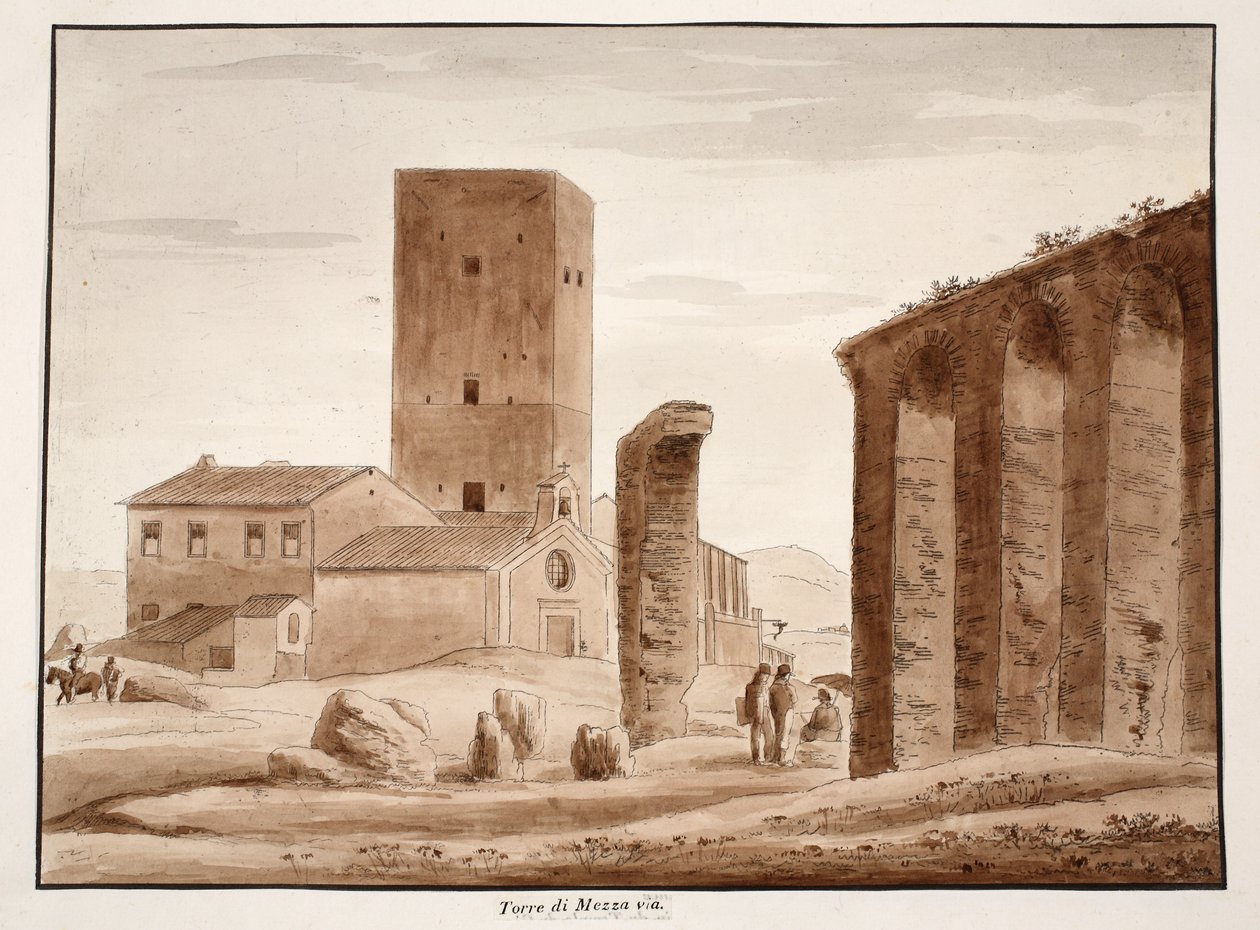 Torre di Mezza via, 1833 - Agostino Tofanelli