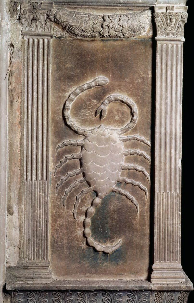 Scorpion représenté par le scorpion, d