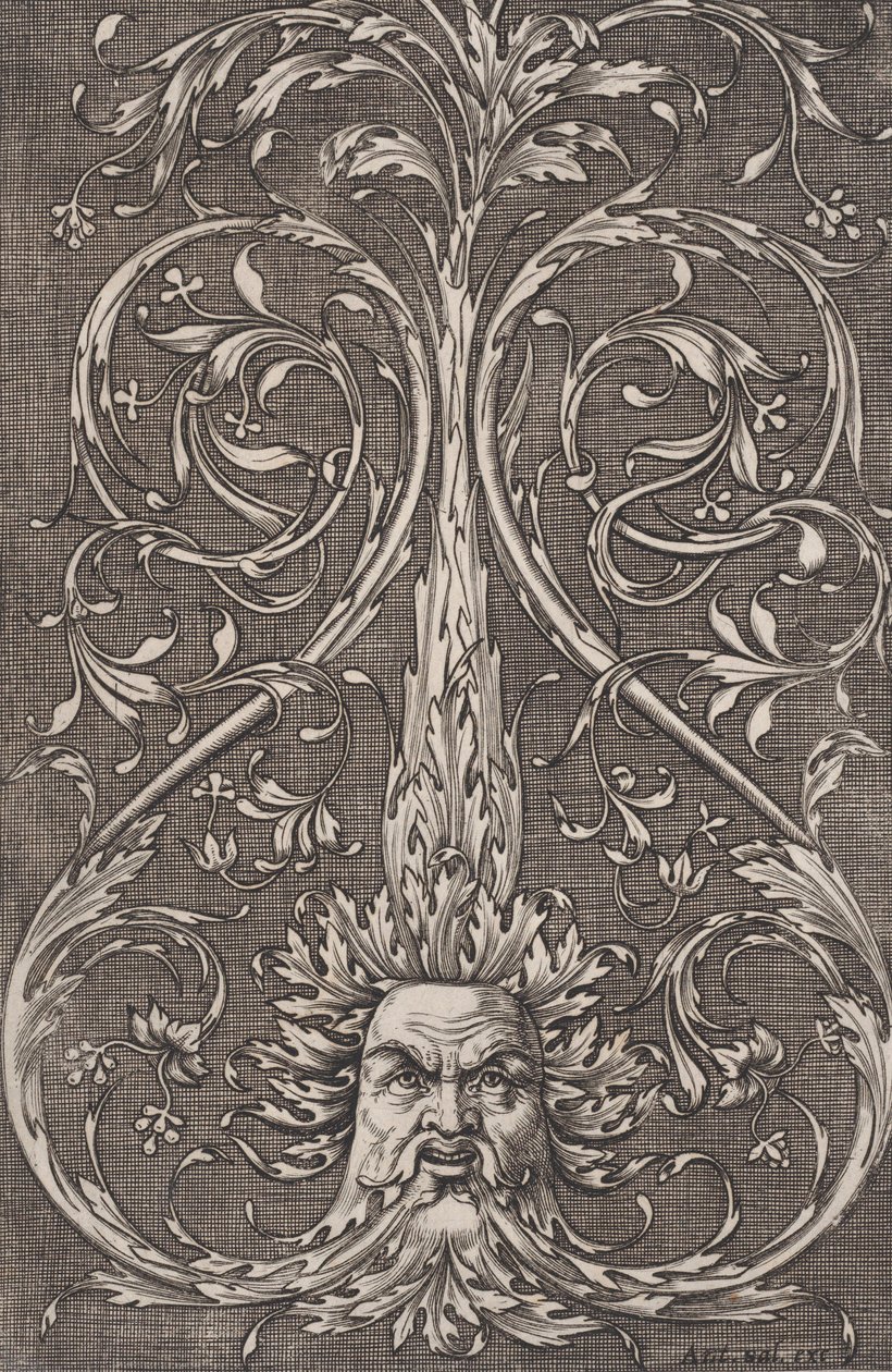 Panneau ornemental, ca. 1514-36 - Agostino Veneziano