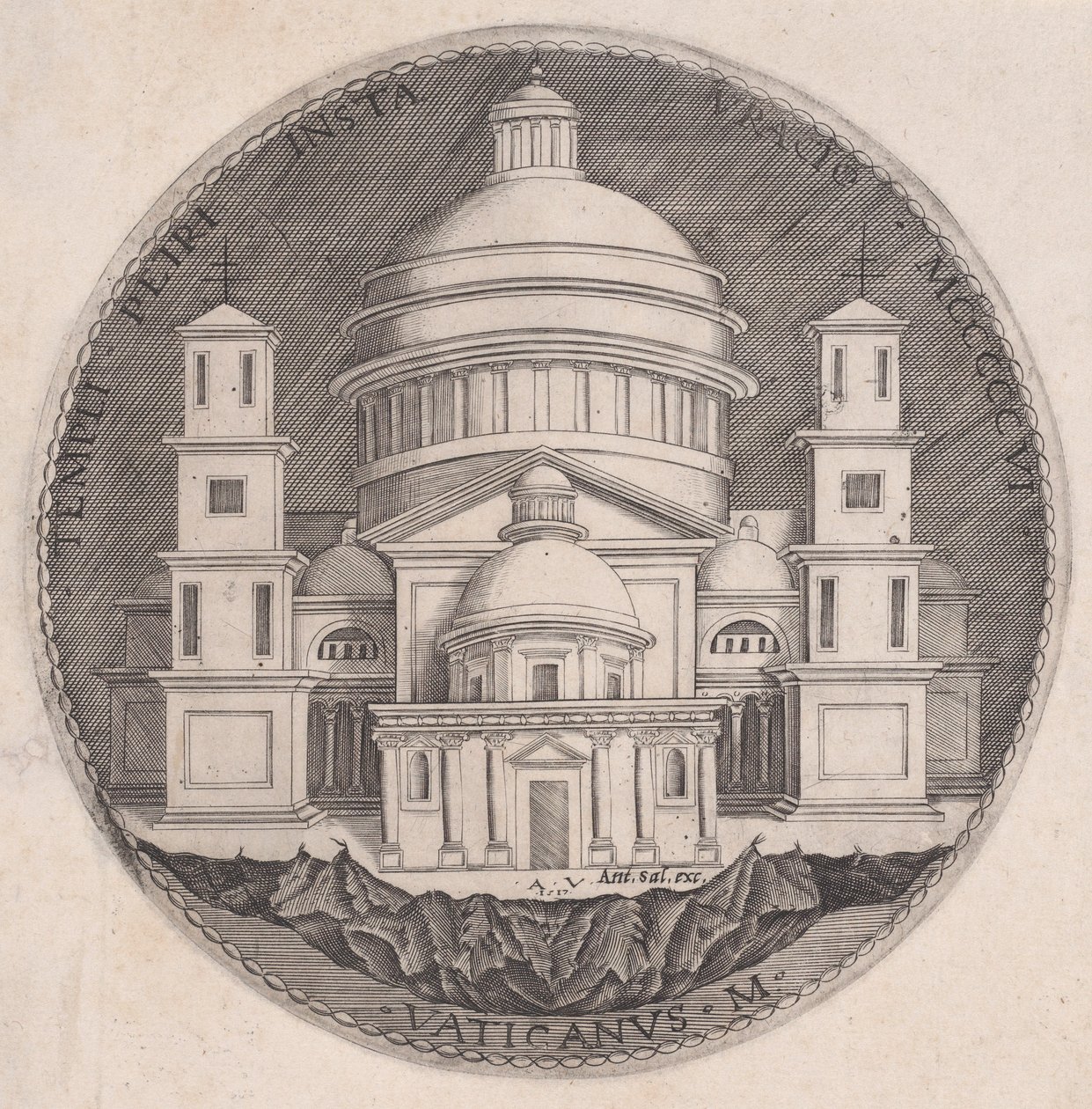 Basilique Saint-Pierre - Agostino Veneziano