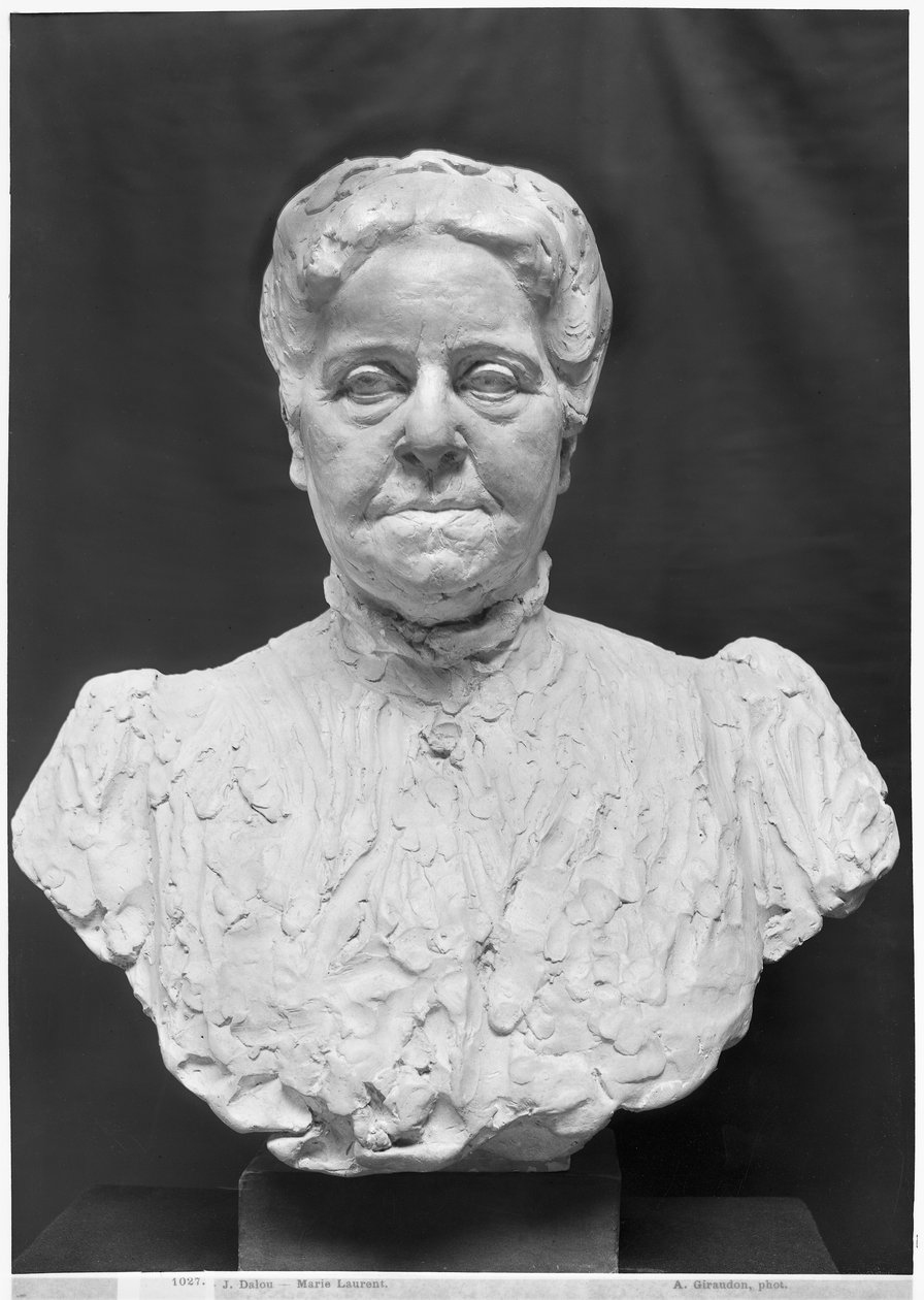 Buste de Madame Marie Laurent (terre cuite) - Aime Jules Dalou