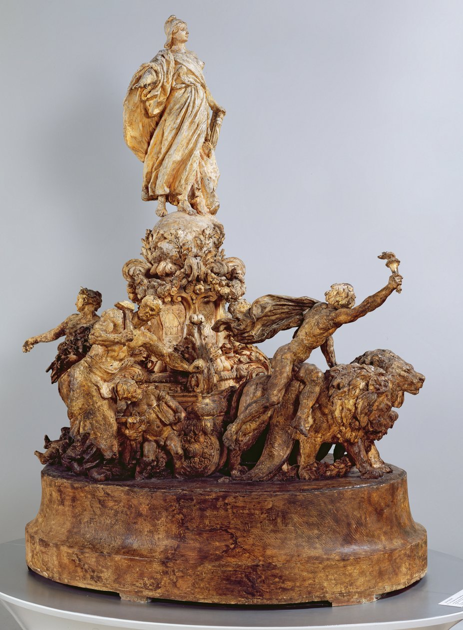 Étude pour Le Triomphe de la République (plâtre) - Aime Jules Dalou