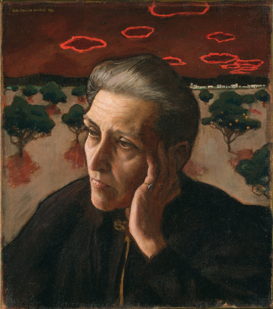 Portrait de la mère de l