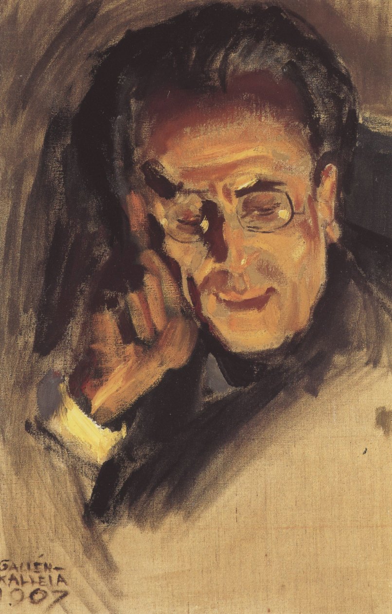 Portrait de Gustav Mahler - Akseli Gallen Kallela