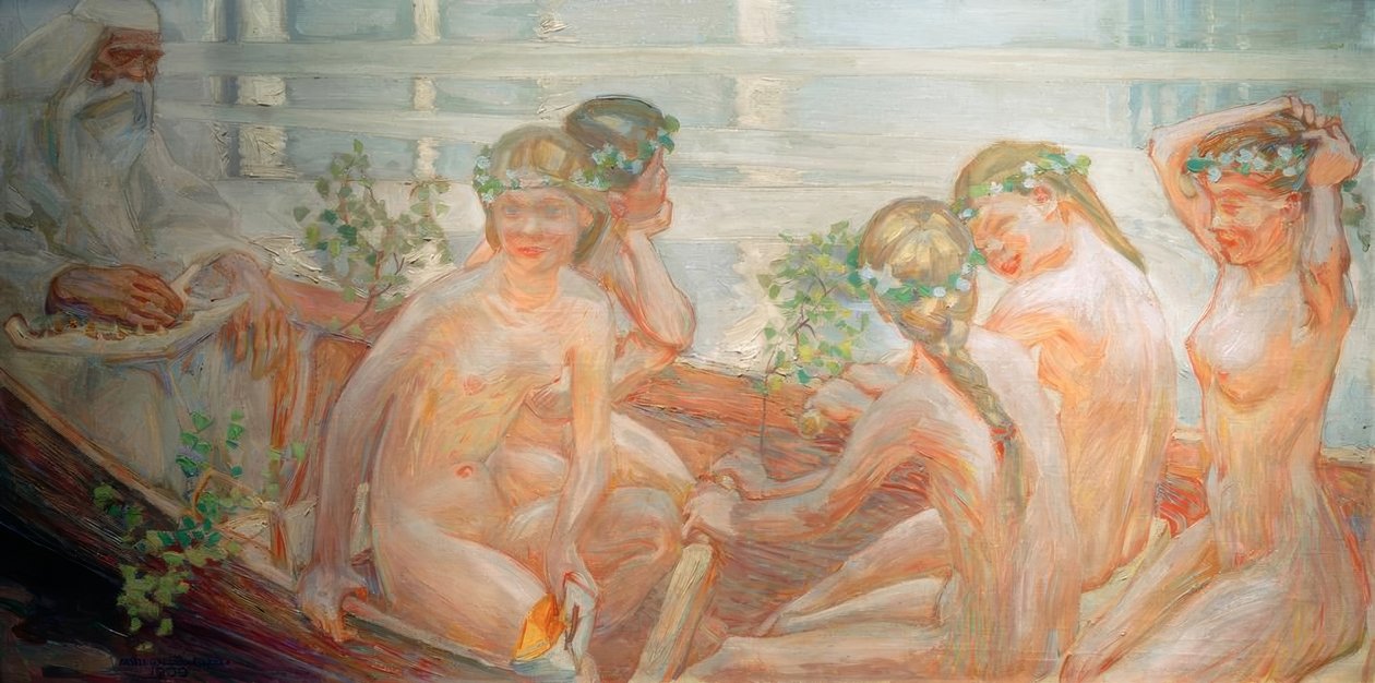 Le voyage de Väinämöinen - Akseli Valdemar Gallen Kallela