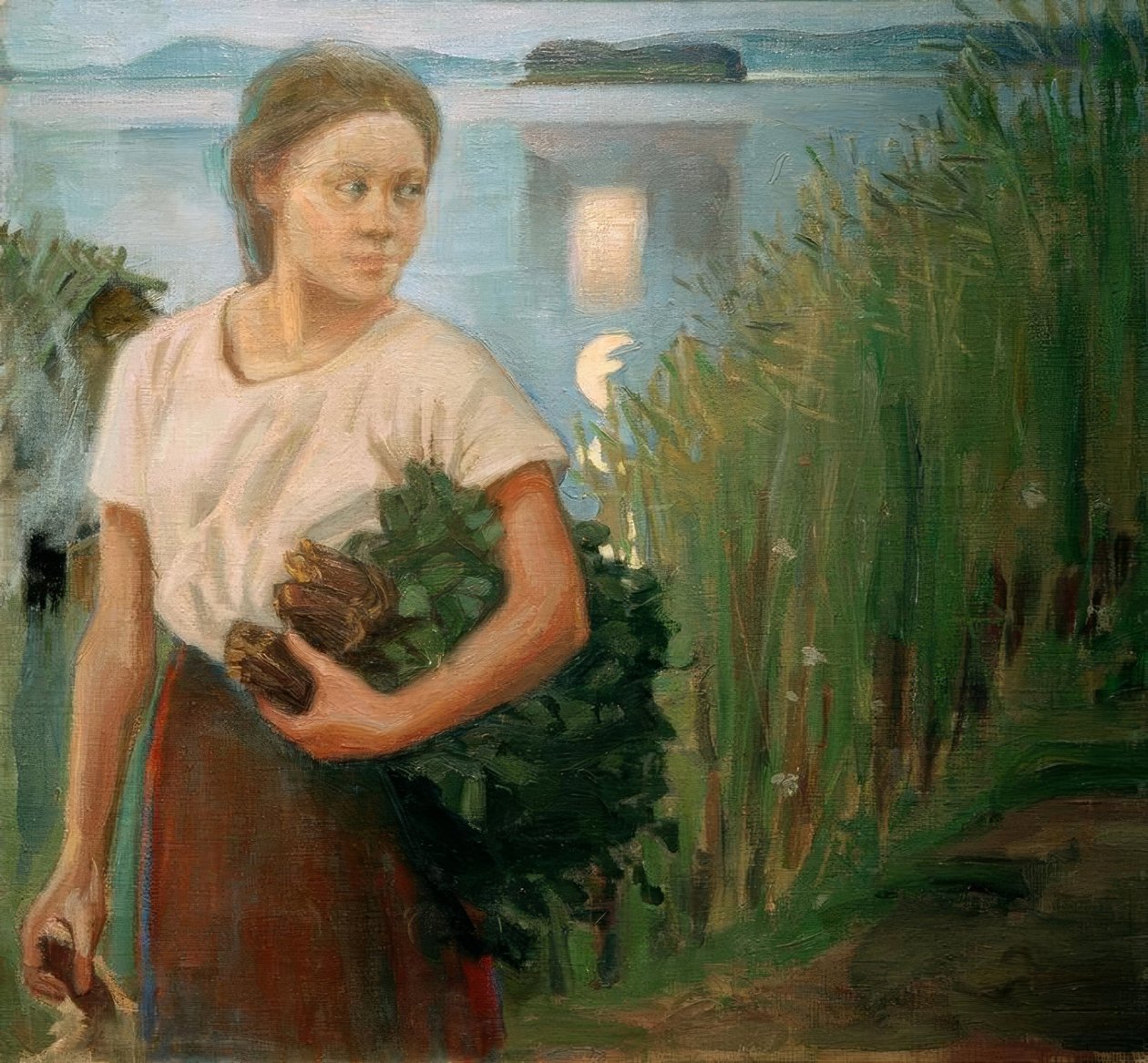 La fille du sauna - Akseli Valdemar Gallen Kallela