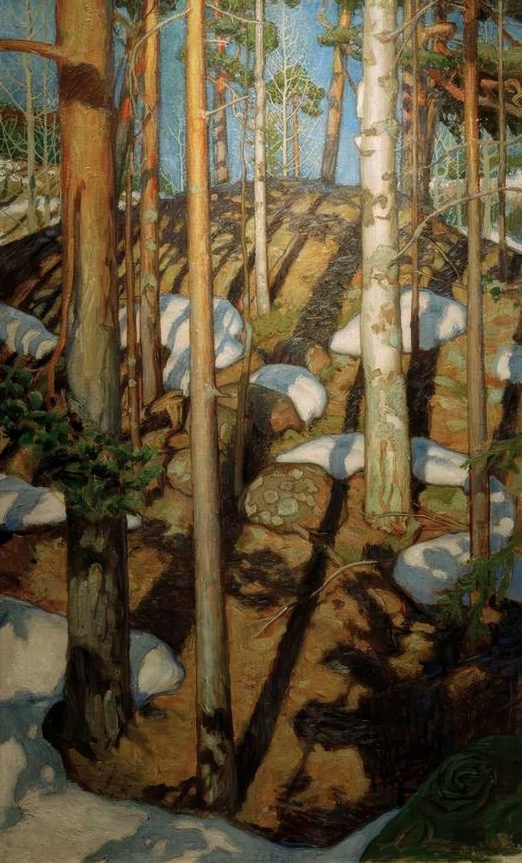 Printemps à Kalela - Akseli Valdemar Gallen Kallela