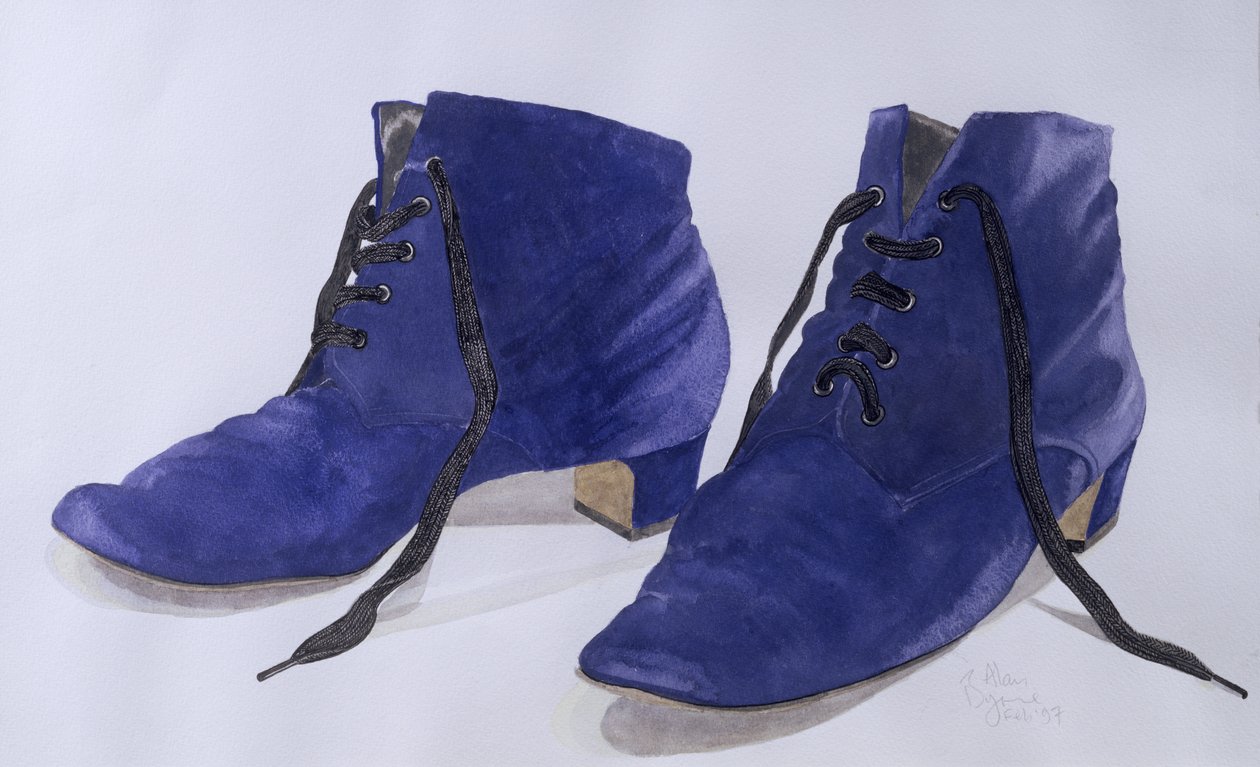 Chaussures bleues - Alan Byrne