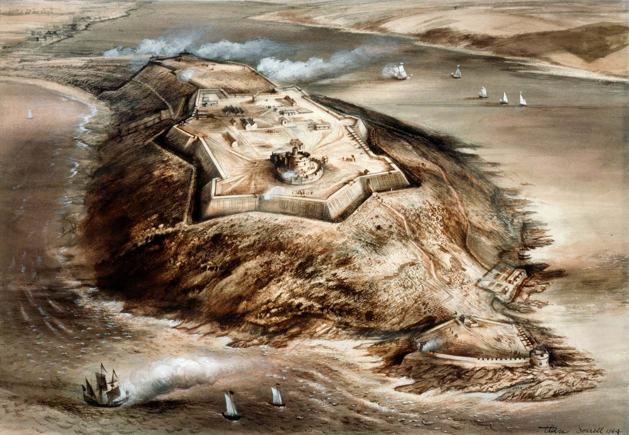 Château de Pendennis, 16e siècle, vers les années 1960 - Alan Ernest Sorrell