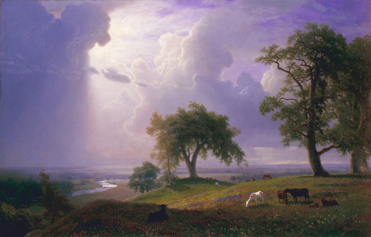 Printemps en Californie - Albert Bierstadt