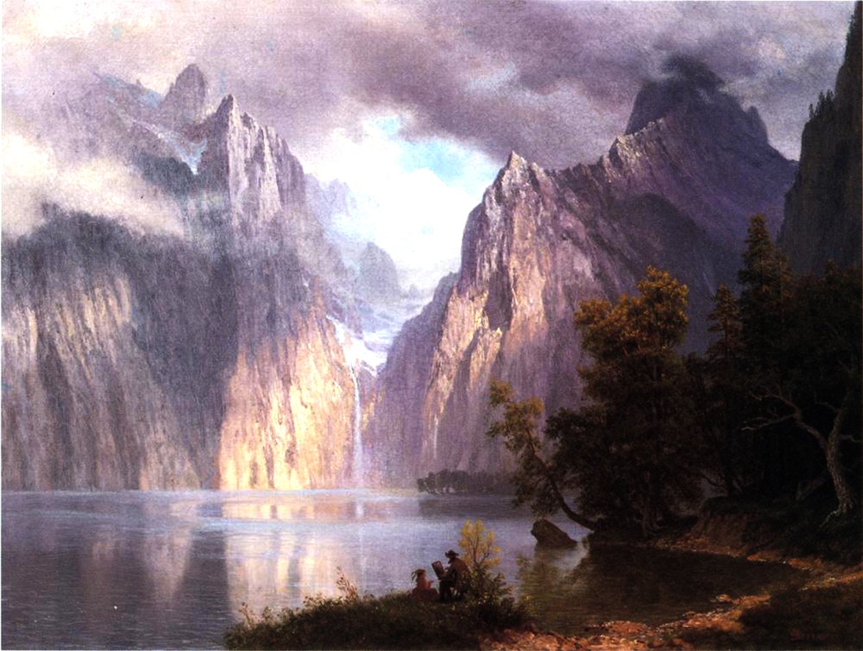 Dans la Sierra Nevada, c.1861 - Albert Bierstadt