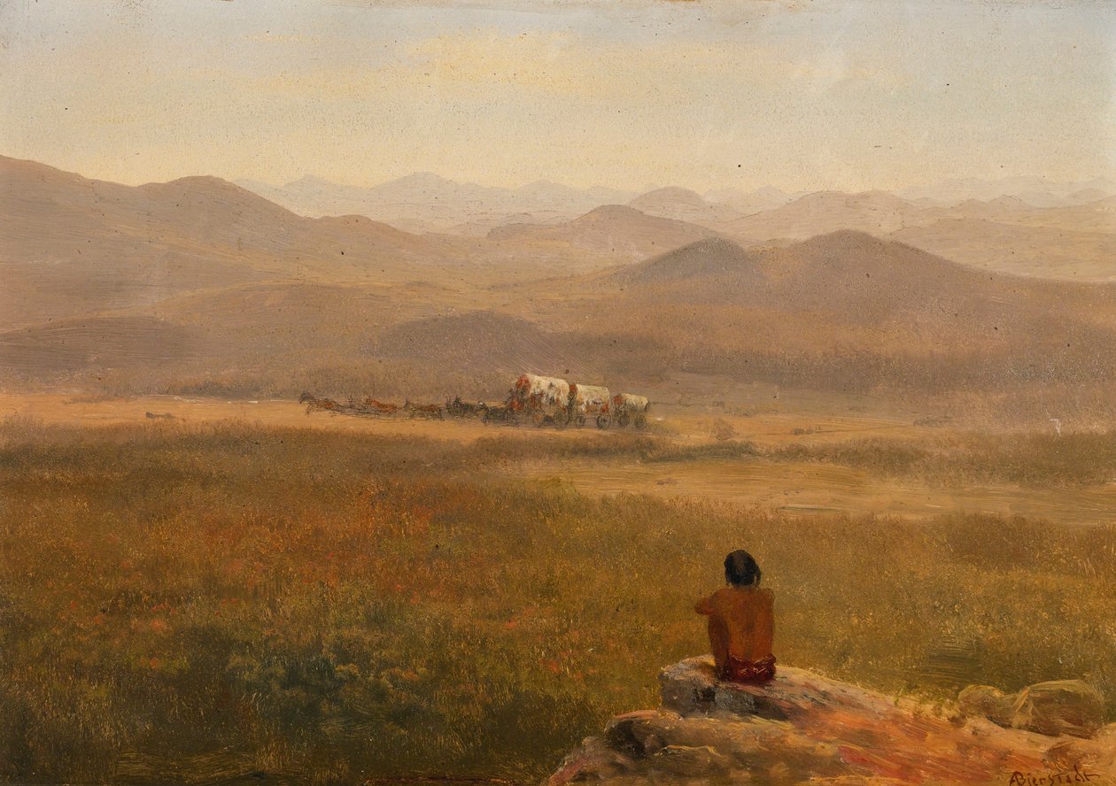 Le guetteur - Albert Bierstadt