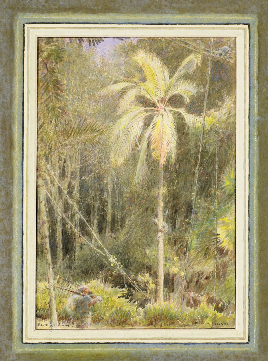 Robinson Crusoé - Albert Goodwin