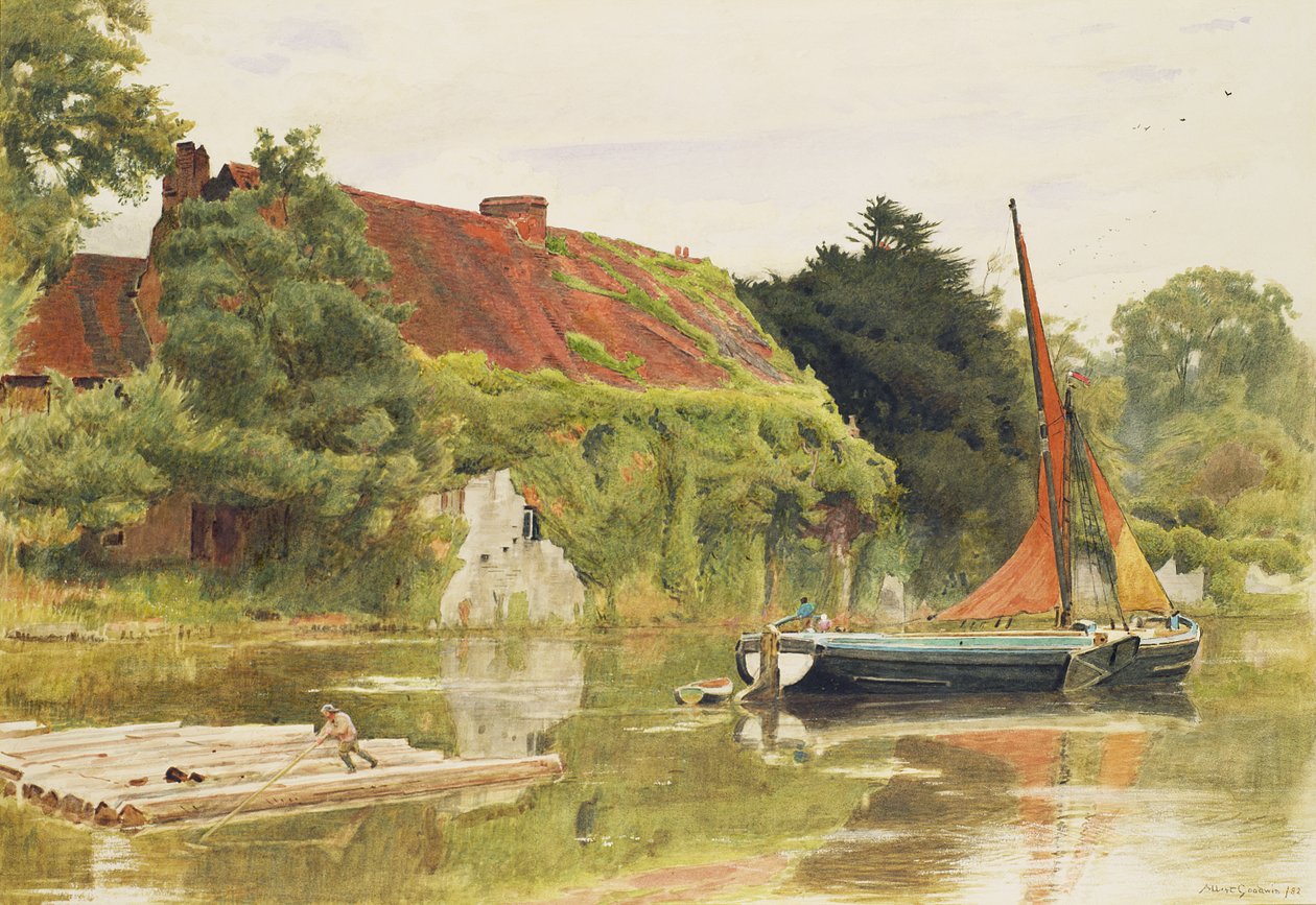 Les Frères, Aylesford, Maidstone - Albert Goodwin