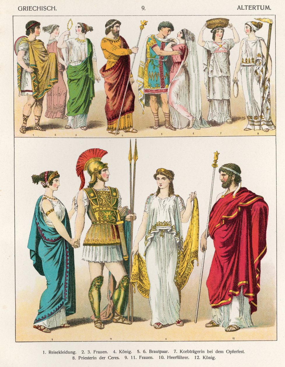 Costume grec, de 
