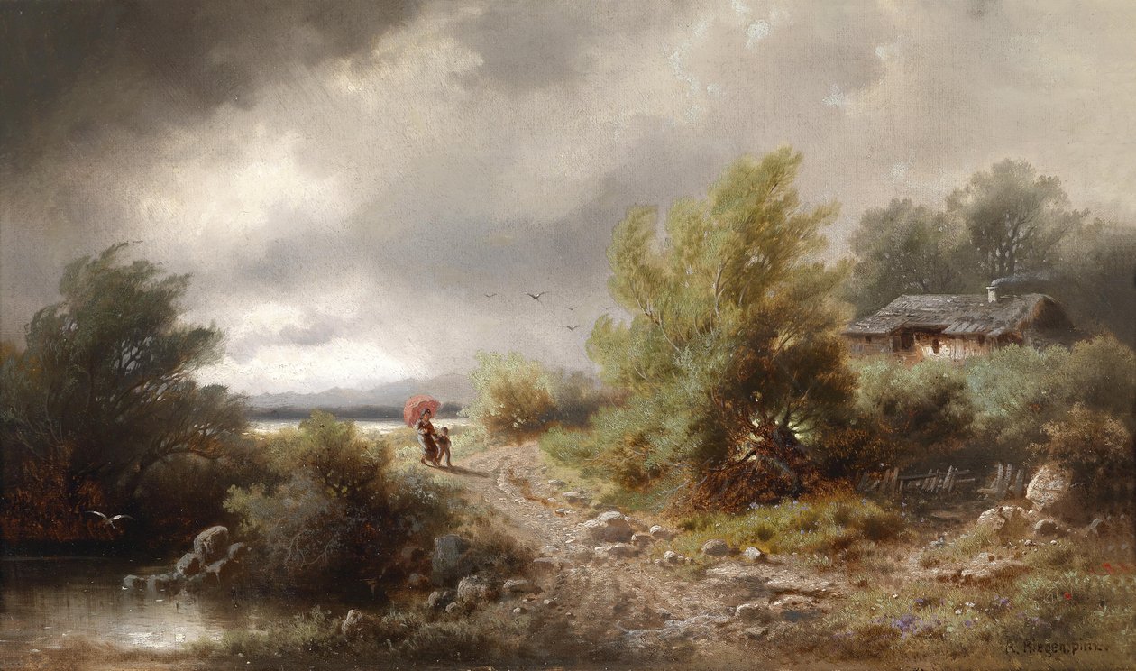 Orage approchant - Albert Rieger
